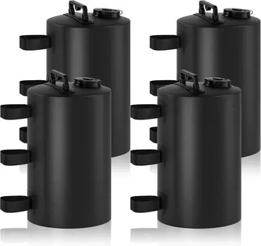 Hunenoru Tent Weight 20kg Весовая сумка Набор из 4 шт. для палатки Брезентовая палатка Ветрозащита Тип впрыска воды Пляжный зонт Брезентовая палатка Вес Уличный вес