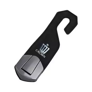Hunesuru Leather Car Hook, Compatible Toyota Crown, Headrest Hook, Metal, Easy Installation, Car Accessories, Toyota Crown