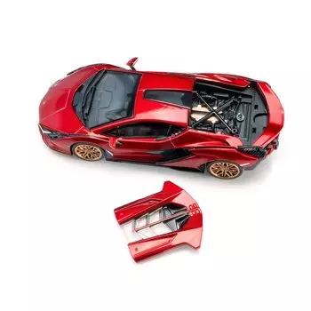 Hung Hing Toys Lamborghini FKP 37 Red Completed Product 1/64 Sin