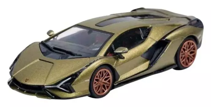 Hung Hing Toys Lamborghini FKP 37 Зеленый Готовое изделие 1/64 Sin зелёный