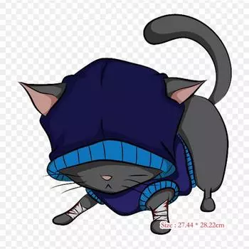 Hunter Cat L4D2 Cat Left 4 Dead 2 термопереносная печать с утюгом, виниловые нашивки, наклейки для одежды, аппликации «сделай сам», моющиеся нашивки