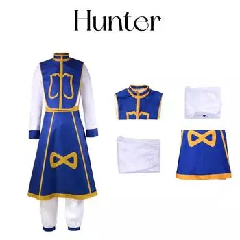 Hunter Kurapika Anime Character Cosplay Costume Halloween Christmas Uniform Suit S