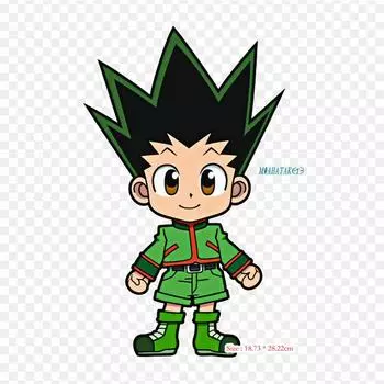 Hunter X Hunter Chibi Gon Gon Freecss Killua Zoldyck патч Теплопередающая наклейка на одежду Железопереносная плавкая одежда Термочувствительные нашивки Топы
