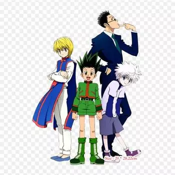 Hunter X Hunter Killua Zoldyck Kurapika патч Теплопередающая наклейка на одежду Утюг переноса плавкая одежда термочувствительные нашивки топы