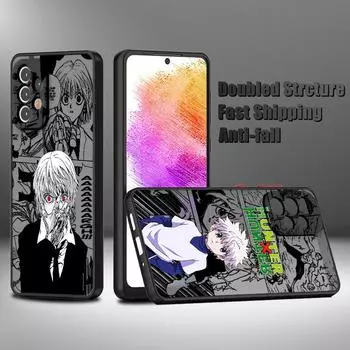 HunterHunter Anime For Samsung A91 A71 A51 A42 A41 A31 A21S A14 A04 A13 A12 A11 Lite Frosted Translucent Phone Case Samsung A12 5G