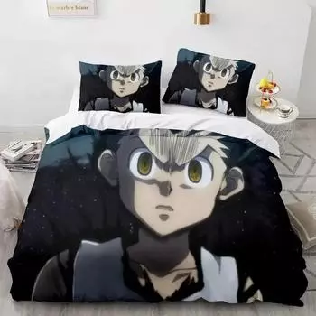 HUNTERHUNTER Комплект постельного белья Single Twin Full Queen King Size Комплект постельного белья Aldult Kid Bedroom Duvetcover Sets bed furniture set bedroom EU Single 135x200cm