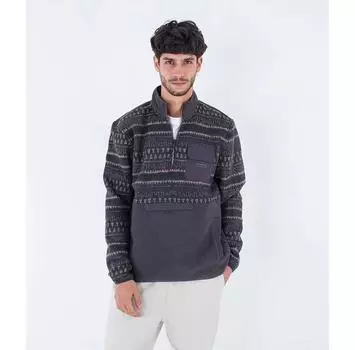 Hurley Burrito Sherpa Track half zip свитшот S