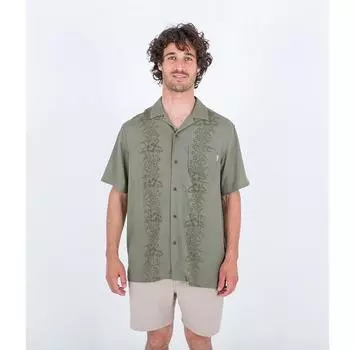 Hurley Linen Rincon Camp рубашка с коротким рукавом L