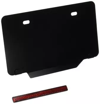 HURRICANE License Plate Base Reflector W122 Black HA5794 & чёрный