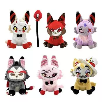 Husk Meow Plush Hell Inn Husk Cat Plush Doll, Мягкая игрушка, Кукла As the picture