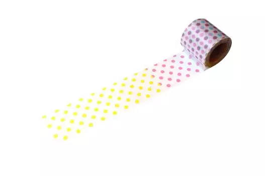Hut Girls DIY Cafe Curing Tape Transparent Dot YJV-27