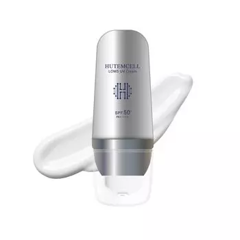 HUTEMCELL ROMS UV Cream Salon Hanbi Group Натуральный тон солнцезащитный крем синий свет уход сыворотка упругость текстура HUTEMCELL (SPF50 + ПА++++) [Красота