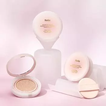 [Huxley] Невидимый слой Essence Cover Cushion (02 Коралловый песок) SPF 23 PA++ 12г 02 Coral Sand