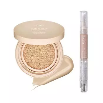 Huxley Own Cover Cushion + Relaxing Concealer Sun Safe, Cushion + Concealer (Burning Sand), 1 set