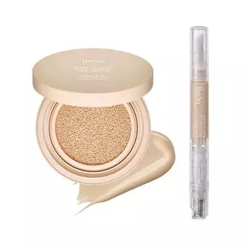 Huxley Own Cover Cushion + Relaxing Concealer Sun Safe, Cushion + Concealer (Desert Sand), 1 set