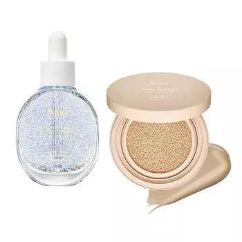 Huxley Priming Essence Radiance Layer + Own Cover Cushion, песок, 1 набор