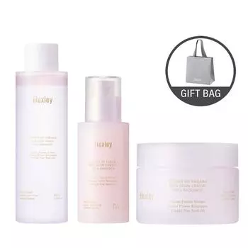 Huxley Skin Glow Toner Essence Cream 3-piece set