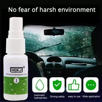 HVIERO-1 20/50 мл Авто Стекло Нано Гидрофобное Покрытие Стекло Окна Автомобиля Керамическое Стекло Очистка Автоаксессуаров Водонепроницаемое Средство 20ml
