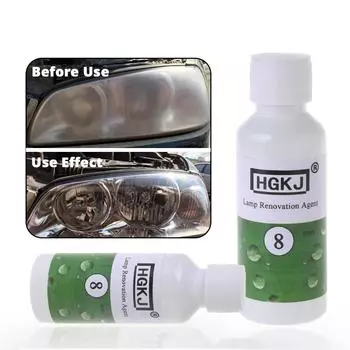 HVIERO-8 20 мл/50 мл/100 мл Применимый Стайлинг Восстановление линз Ремонт фар Уход Шампунь Полироли Моющие принадлежности Очиститель краски 20ML