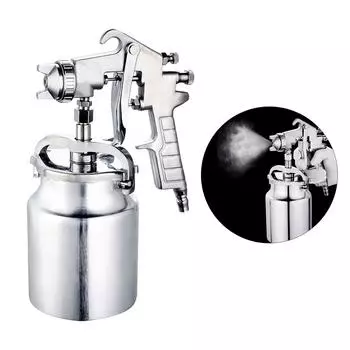 HVLP краскопульт воздушный краскопульт с сифонной подачей емкостью 1000 куб. см с соплом 2 мм профессиональный краскопульт