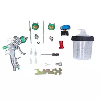 Краскопульт HVLP с высокой степенью распыления, подача из алюминиевого сплава и нержавеющей стали, автомобильный краскопульт-распылитель