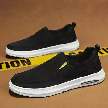 Hw01 Ice Silk Umbrella Cloth Board Shoes Повседневная мужская обувь One Pedal Lazy Shoes Холщовая обувь Повседневная рабочая обувь 39