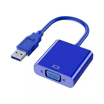 HW-1501 Конвертер HD-видео USB в VGA чёрный