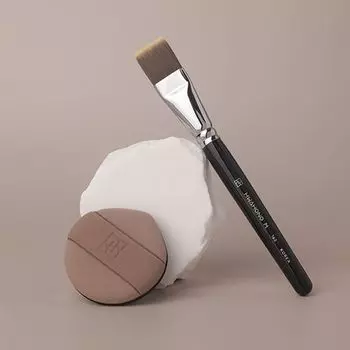 HwahongM 163 makeup tool plan (163 foundation brush + chestnut puff) Peeled Egg Poyong Tool Planning (Thin Fit)