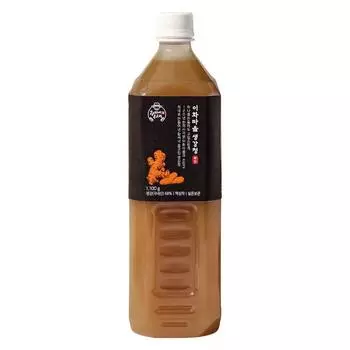 Hwang s stubbornness, Ihwa Village ginger tea, Seosan ginger tea, sugar-free ginger tea, 1100ml bottle