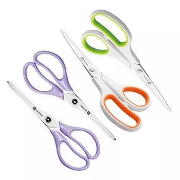 Hwashin Scissors 715 2p + Офисные двухцветные ножницы, большие 2p, набор, случайная доставка, 1 комплект, корейские игрушки