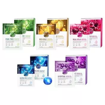 Хватит маски 10 шт. (5 вариантов) #PURE TREE