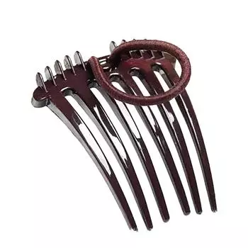 Хвост Bump it UP Расчески для объема Расческа для волос с эластичной резинкой кофейный