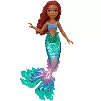Хвостовой плавник куклы MATTEL Disney movie Little Ariel Mini можно двигать лет и HNF43 / Живое действие Русалочка / [Кукла / Кукла] [Блестящие] [3