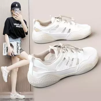 Hy118 новые летние женские дышащие летние полые сетчатые кроссовки с увеличенной модной повседневной обувью 35