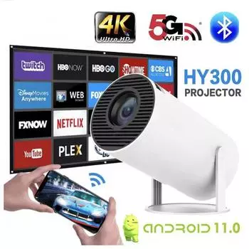 HY300 Mini Projector 4K