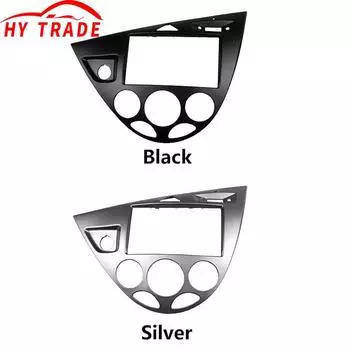 HY Двойная стереопанель 2 Din для Ford Focus Fiesta Fascia Радио DVD рамка CD GPS ободок Установка приборной панели Комплект отделки 178x102mm
