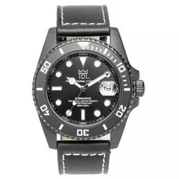 HYAKUICHI 101 Divers 20 ATM водонепроницаемые наручные часы дата однонаправленный вращающийся безель кожаный ремень мужские