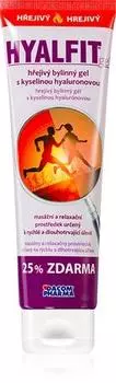 Hyalfit Hyalfit Gel Горячий нагревательный массажный гель для уставших мышц TU прозрачный