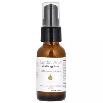 Hyalogic, Lactic Acid Exfoliating Serum with Hyaluronic Acid, 1 fl oz (30 ml)