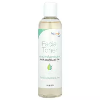 Hyalogic, Тоник для лица с гиалуроновой кислотой, гамамелисом и алоэ, 8 жидких унций (237 мл)