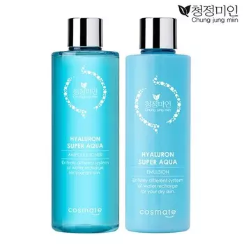 Hyaluron Ampoule Toner 420g + Emulsion 300g Skin Lotion Large Capacity