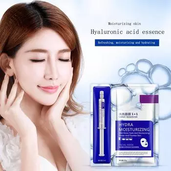 Гиалуроновая кислота, увлажняющая эссенция, маска для лица, листовые маски, красота, уход за кожей, набор масок для лица Hydra Moisture Beauty
