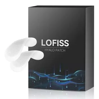 Hyaluronic acid patch eye pack 4 doses 8 pieces unisex needle patch eye care