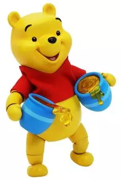 Hybrid Metal Figuration Disney Winnie the Pooh Height 13cm Alloy Painted Movable Figure #042 approx.
