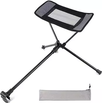 HYCDIYTS Подставка для ног для отдыха на открытом воздухе Подставка для ног для кемпинга Легкая пуфовая складная подставка для ног Компактная телескопическая сумка для хранения стульев для отдыха на открытом воздухе