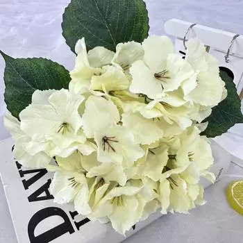 Hydrangea Flower Artificial Wedding Hotel Restaurant Desktop Decoration Ornament Light Green