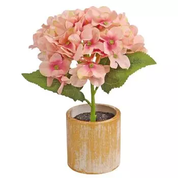 Hydrangea Simulation Flower Wedding Flower Arrangement Decoration Home Fake Flower Hydrangea темно-розовый