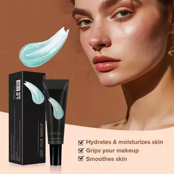 Hydrating And Brightening Base Cream, Enriched With Sodium Hyaluronate And Niacinamide, Locks In Moisture , Natural-Looking , Long- One Size