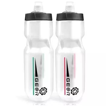 Hydro Clear Cycle Clear Видимый Велосипедный Набор из 2 штук (Джиртл) Бутылка, Объем, Велосипедная/Дорожная Бутылка, 710 мл, (Смешанные цвета)