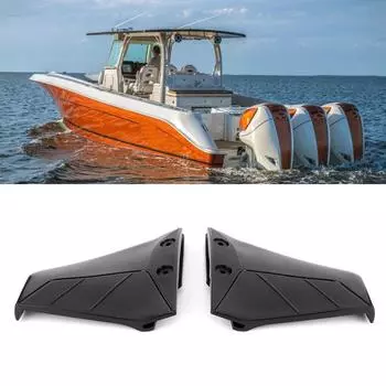 Hydrofoil Stabiliser Pair Small Hydrofoil Boat Motor Stabiliser Enigne Components for 450HP Outboard with Nut Boat Parts